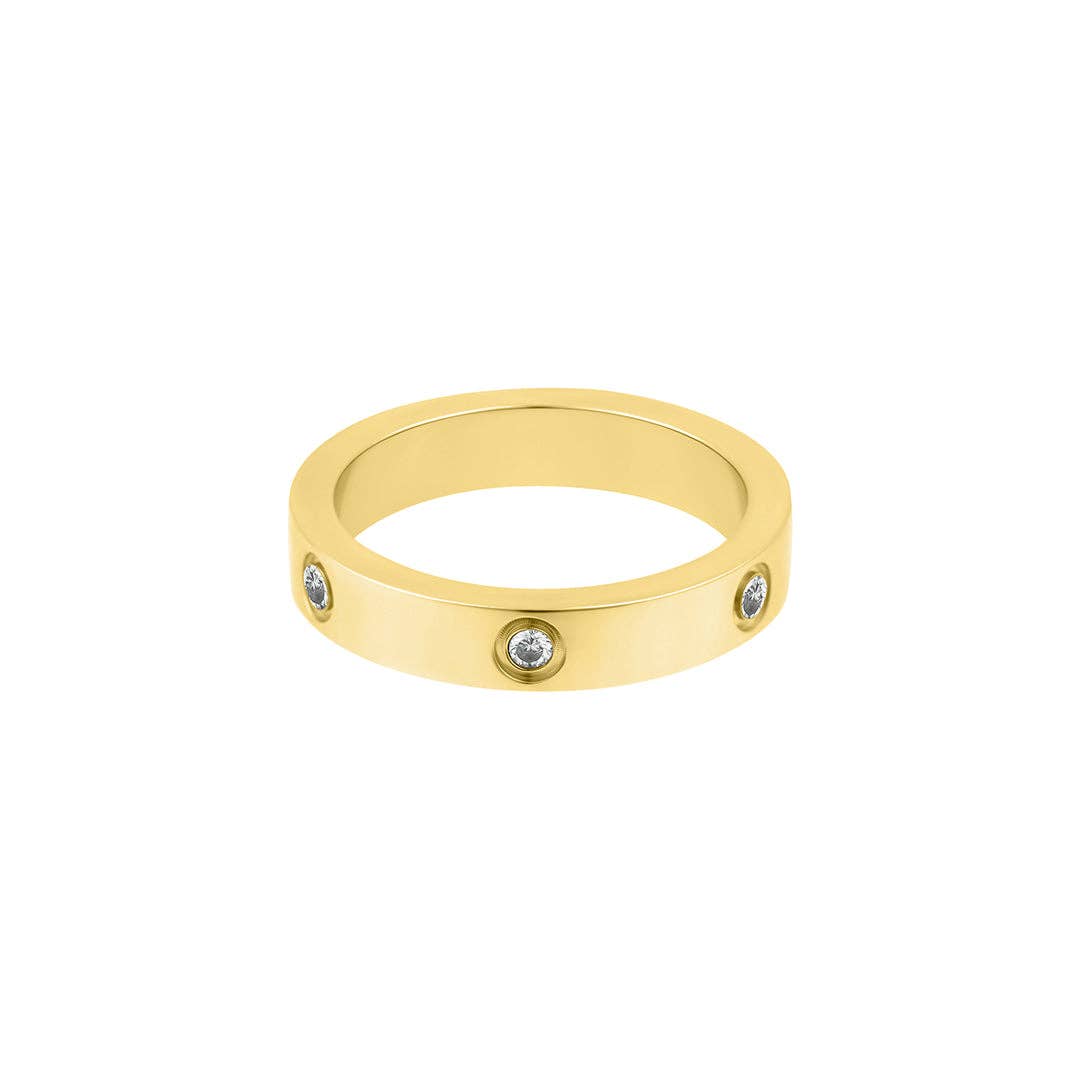 Pave Eternity Band Ring