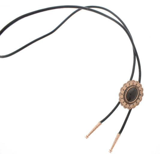 Copper Concho Bolo Tie