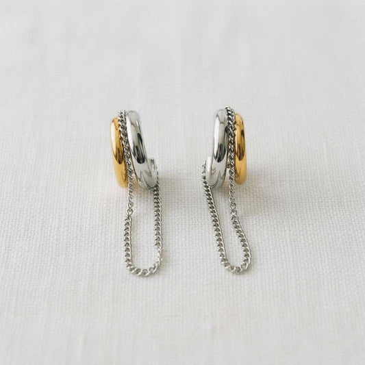 Double C Tassel Earrings