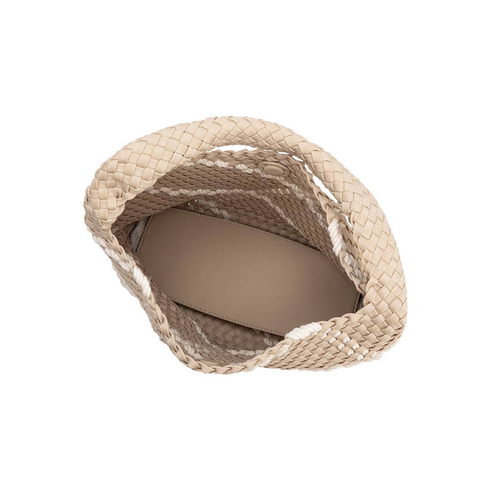 Johanna Almond Nylon Shoulder Bag