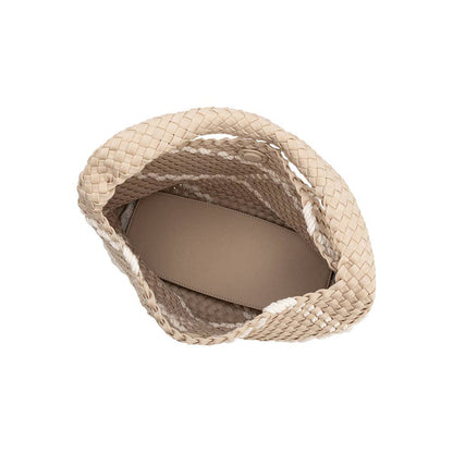 Johanna Almond Nylon Shoulder Bag