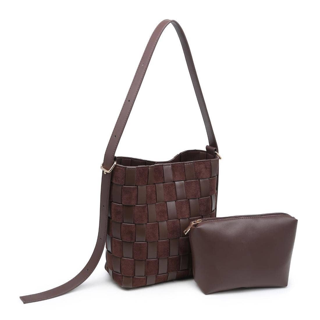 Naomi Cocoa Bucket Bag