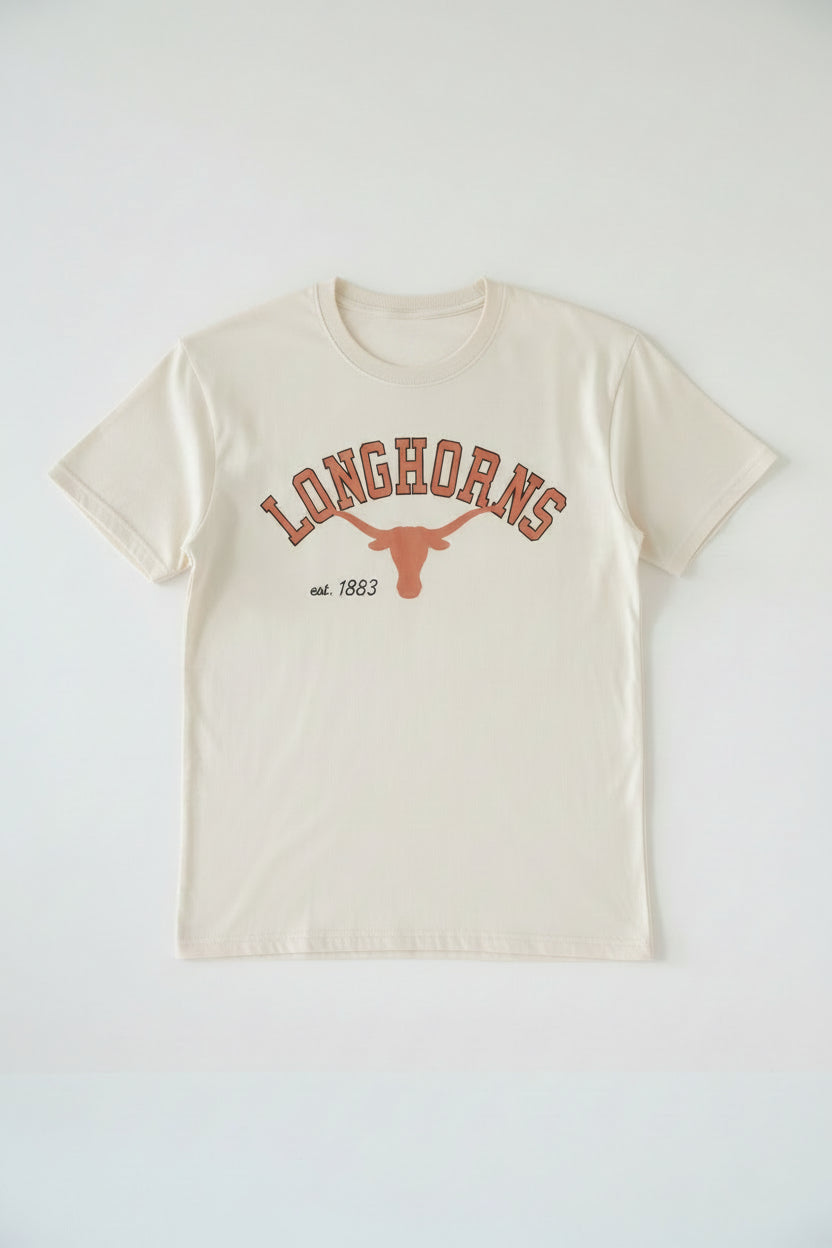 Texas Mascot Crop Tee
