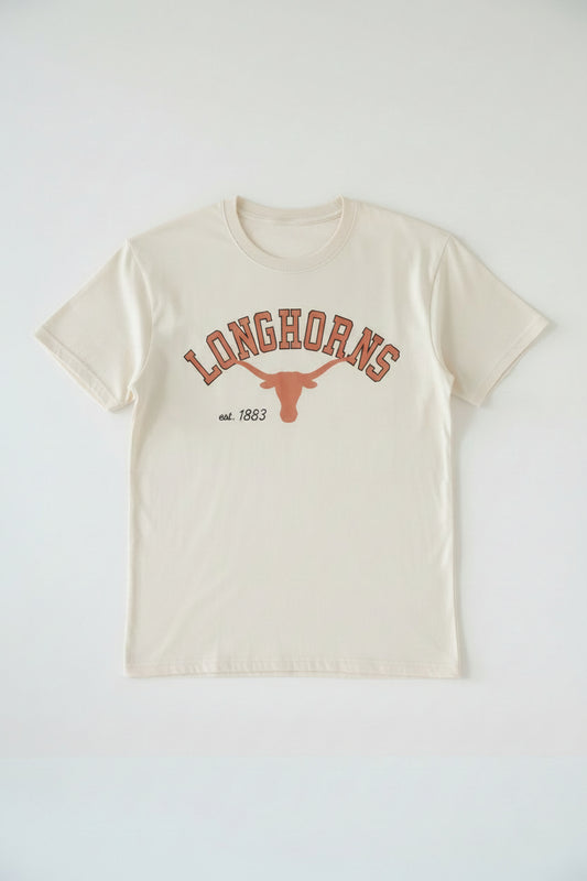 Texas Mascot Crop Tee
