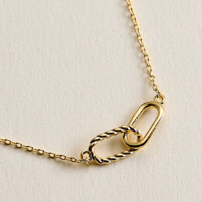 Paperclip Link Necklace