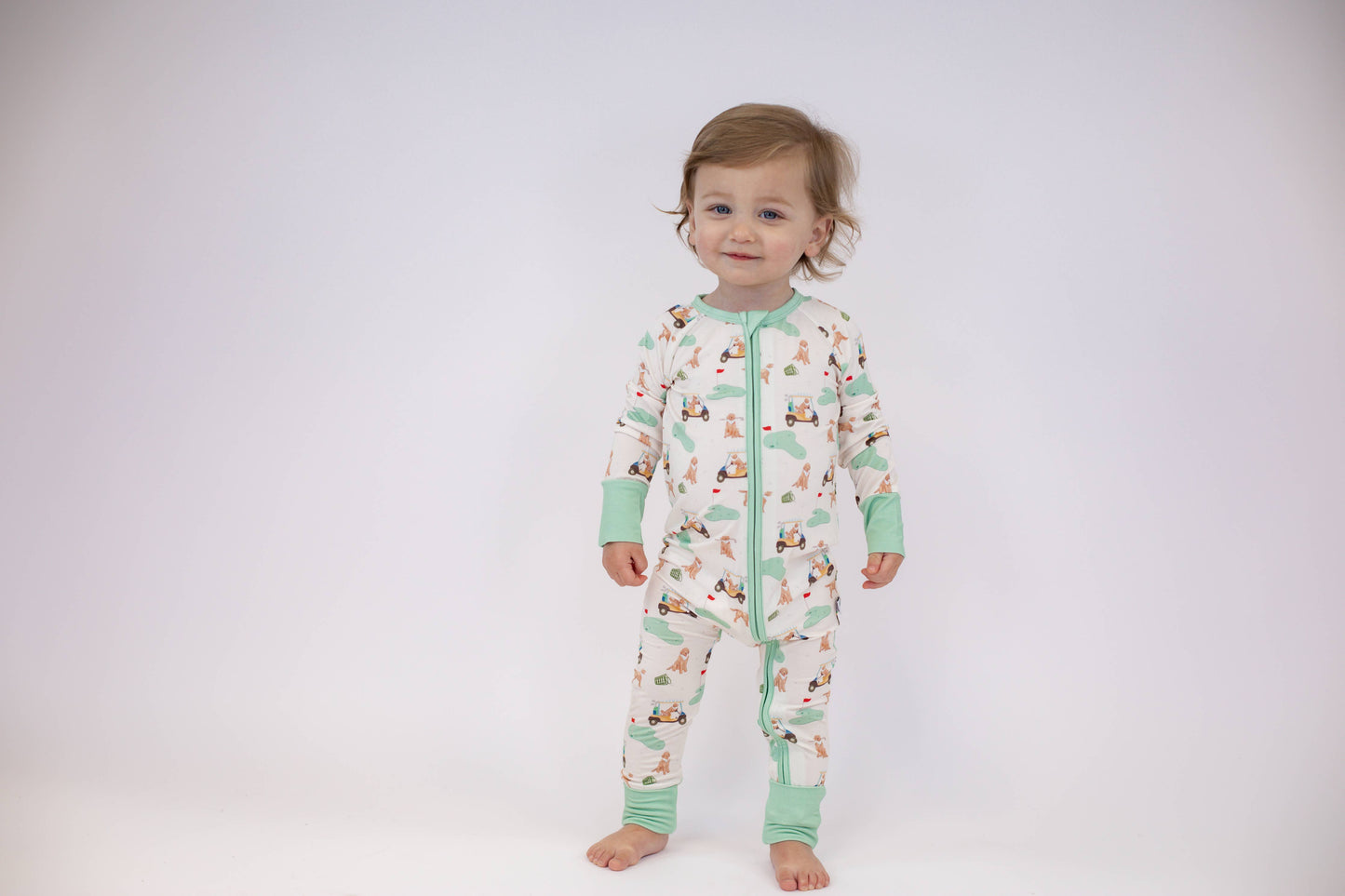 Barks & Birdies Baby Zip PJs