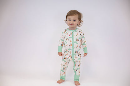Barks & Birdies Baby Zip PJs