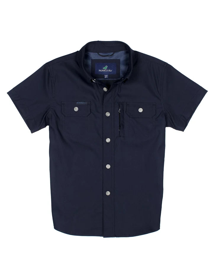 Boys Navy Scout Shirt