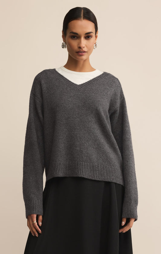 Eloise Charcoal Sweater